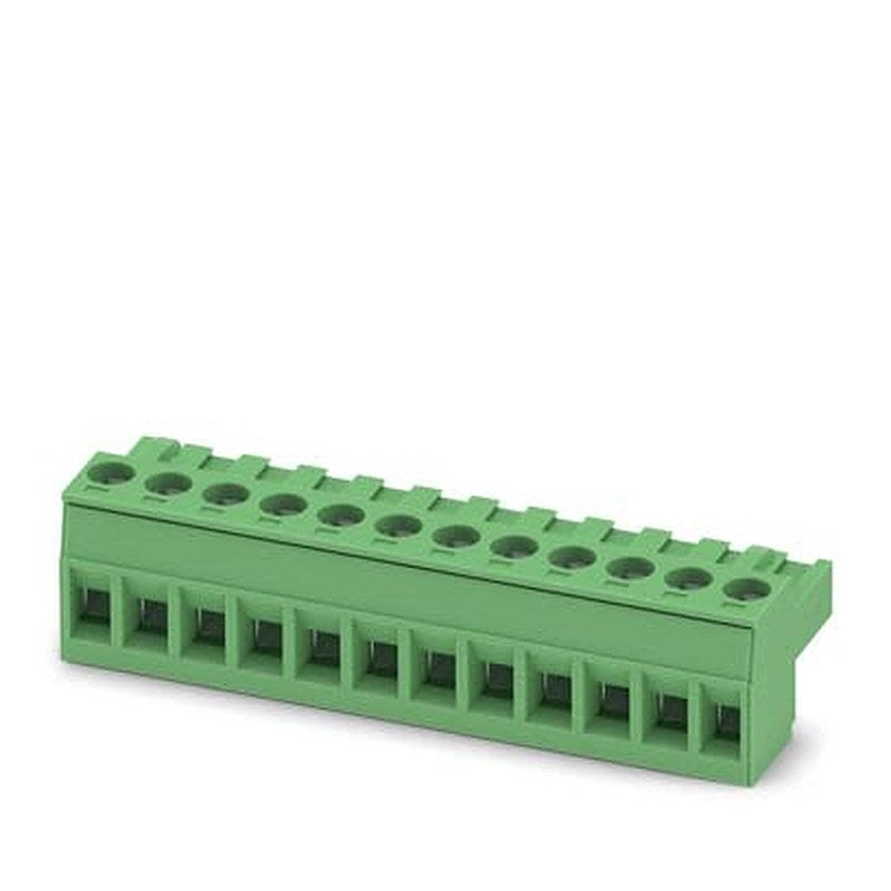 Phoenix Contact MSTBT 2 Series PCB Connector, 12-Contact, 5 mm Pitch, 1 Row Screw