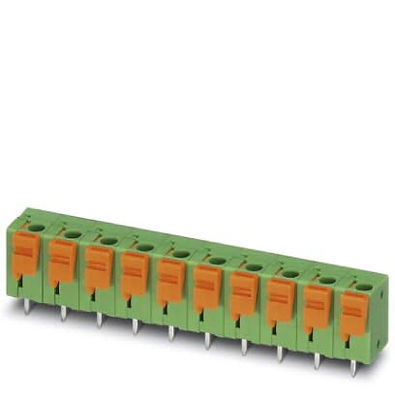 Phoenix Contact PCB Terminal Block, 10-Contact, 7.62 mm Pitch, Threaded, 1 Row