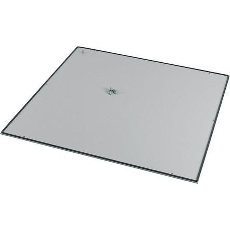 Eaton Grey Floor Plate Aluminium Faceplate & Mount Plate
