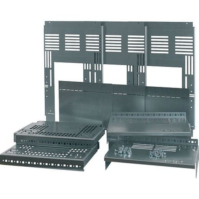 Eaton Dark Grey Metal Faceplate & Mount Plate