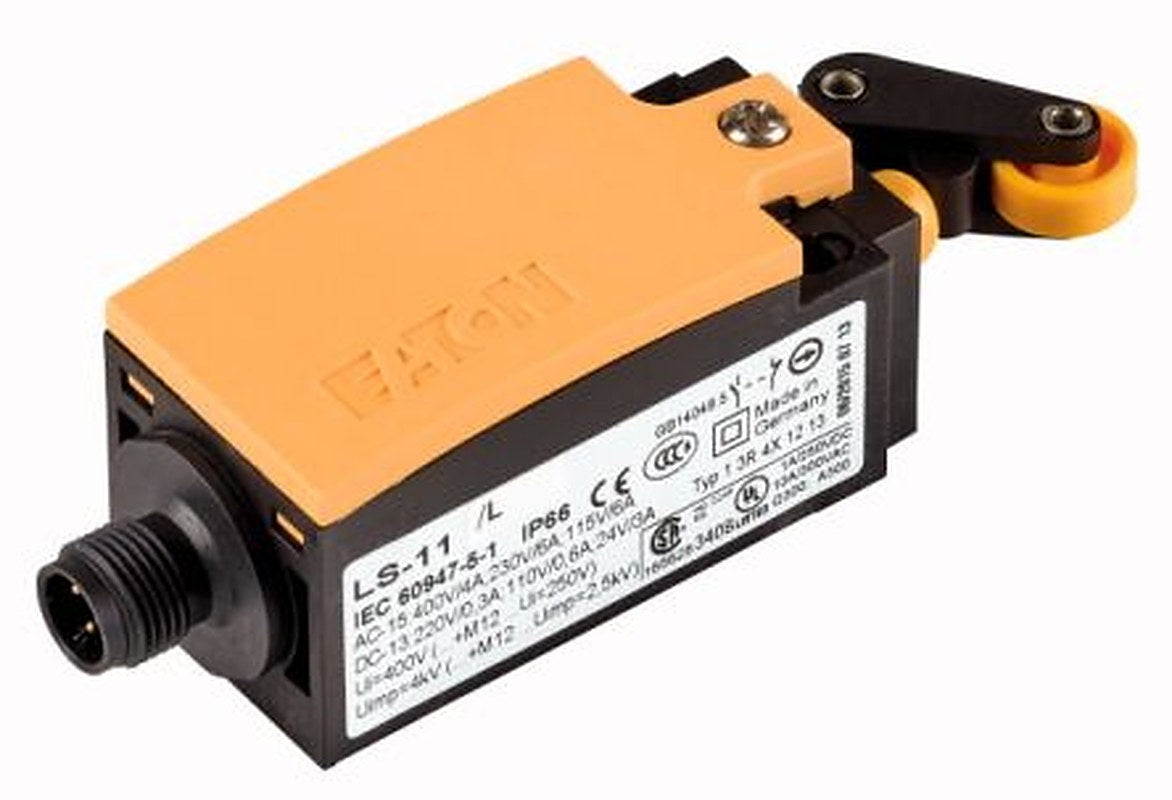Eaton Roller Lever Limit Switch, IP66, Plastic Housing, 230V ac