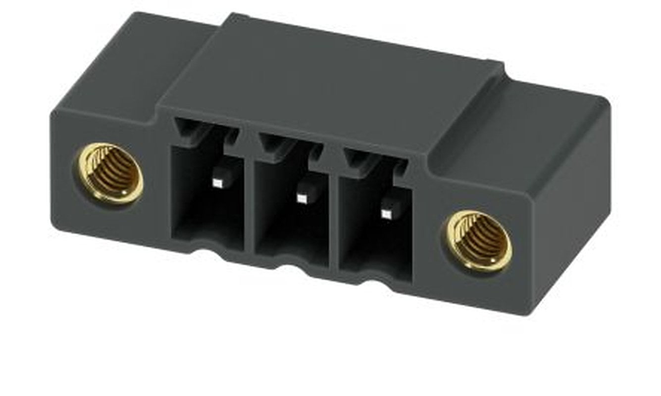 Phoenix Contact MC 1.5/ 3-GF-3.81 P26 THRR56 Series Pluggable Terminal Block, 3 Contact(s), 3.81 mm Pitch, 1 Row
