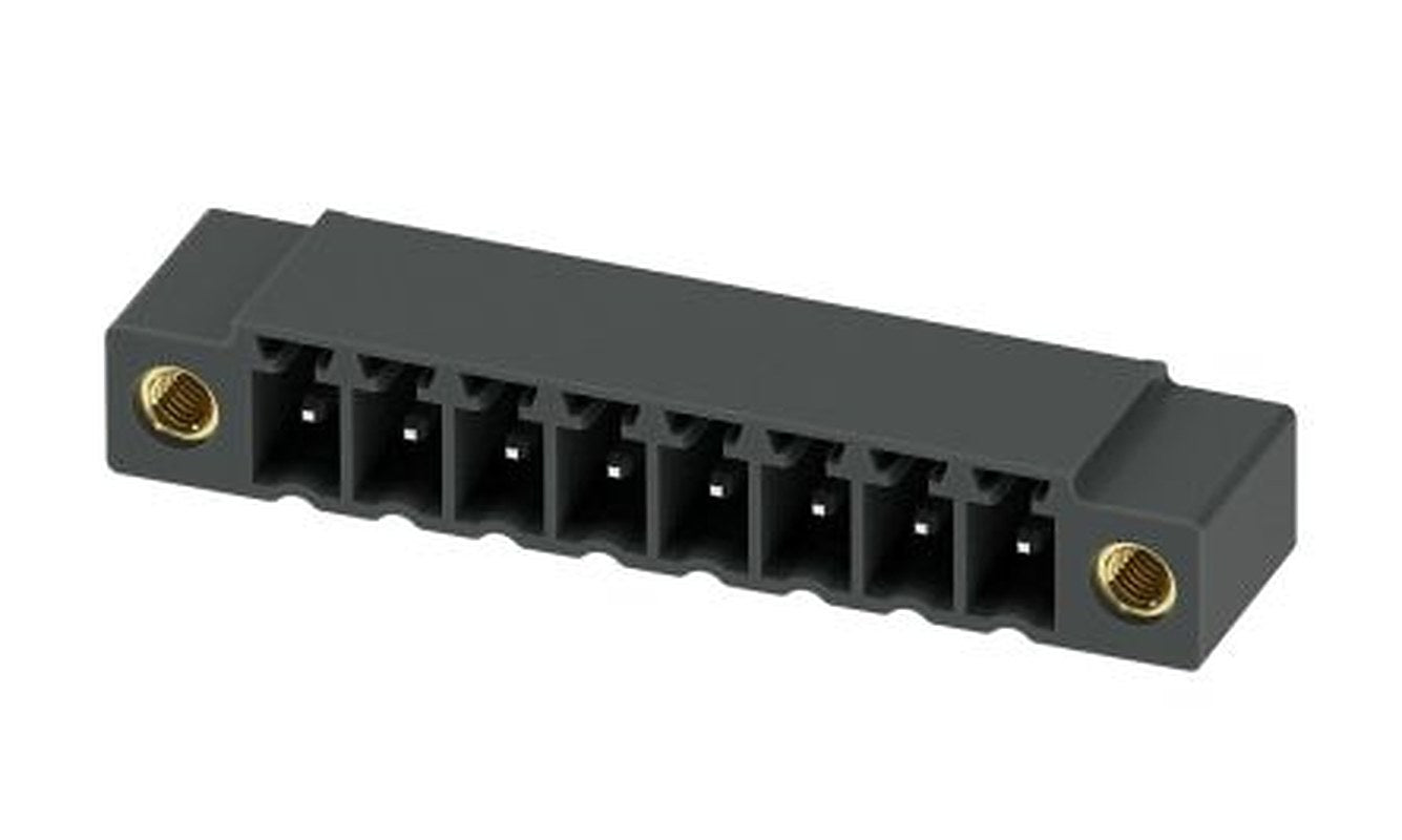 Phoenix Contact MC 1.5/ 8-GF-3.81 P20 THRR56 Series Pluggable Terminal Block, 8-Contact, 3.81 mm Pitch, 1 Row, 1782080
