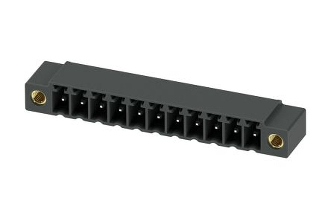 Phoenix Contact MC 1.5/11-GF-3.81 P20 THRR72 Series Pluggable Terminal Block, 11-Contact, 3.81 mm Pitch, 1 Row, 1782116