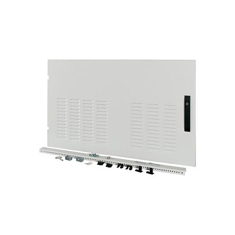 Eaton xEnergy Main Series Lockable Steel Black RAL 7035 Single Door, 640 mm H, 1.092m W, 34 mm D, 34 mm L for Use with