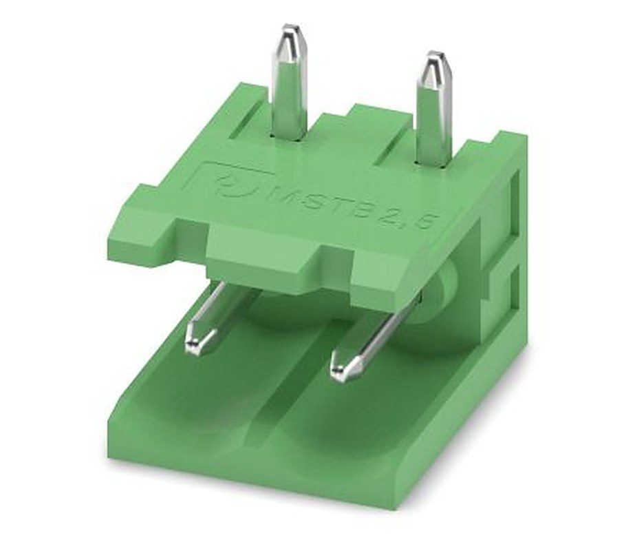 Phoenix Contact MSTB 2.5/2-GU Series Pluggable Terminal Block, 2-Contact, 5 mm Pitch, 1 Row, 1783384