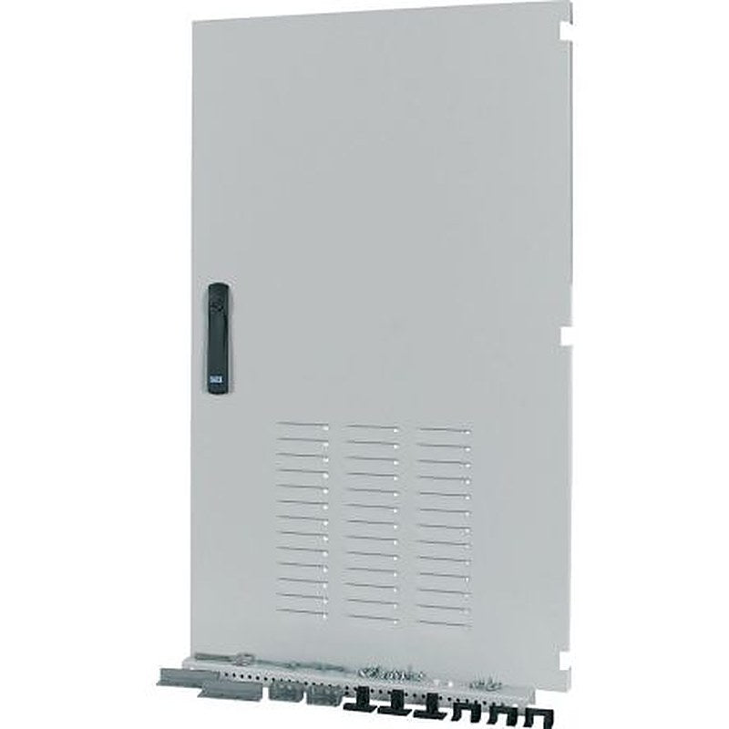 Eaton xEnergy Main Series Lockable Steel Black RAL 7035 Single Door, 965 mm H, 592mm W, 34 mm D, 34 mm L for Use with An