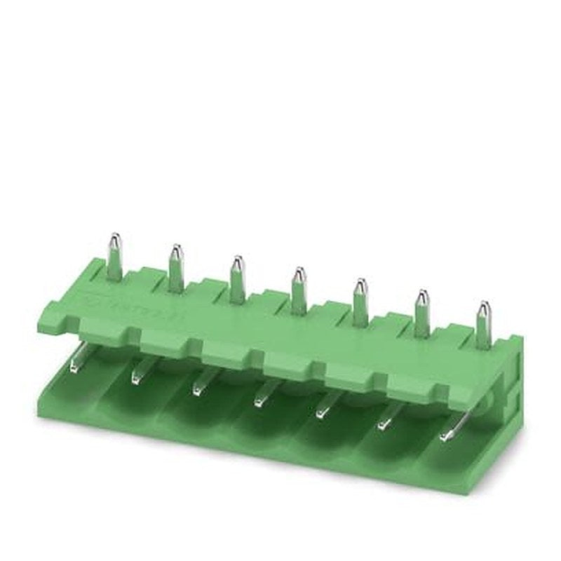 Phoenix Contact MSTB Series Right Angle Wave Soldering Mount PCB Header, 7 Contact(s), 5 mm Pitch, 1 Row, Shrouded