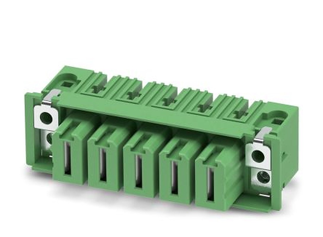 Phoenix Contact DFK-IPC 35 HC/ 5-GF-15.00 Series Pluggable Terminal Block, 5-Contact, 15 mm Pitch, 1 Row, 1784994