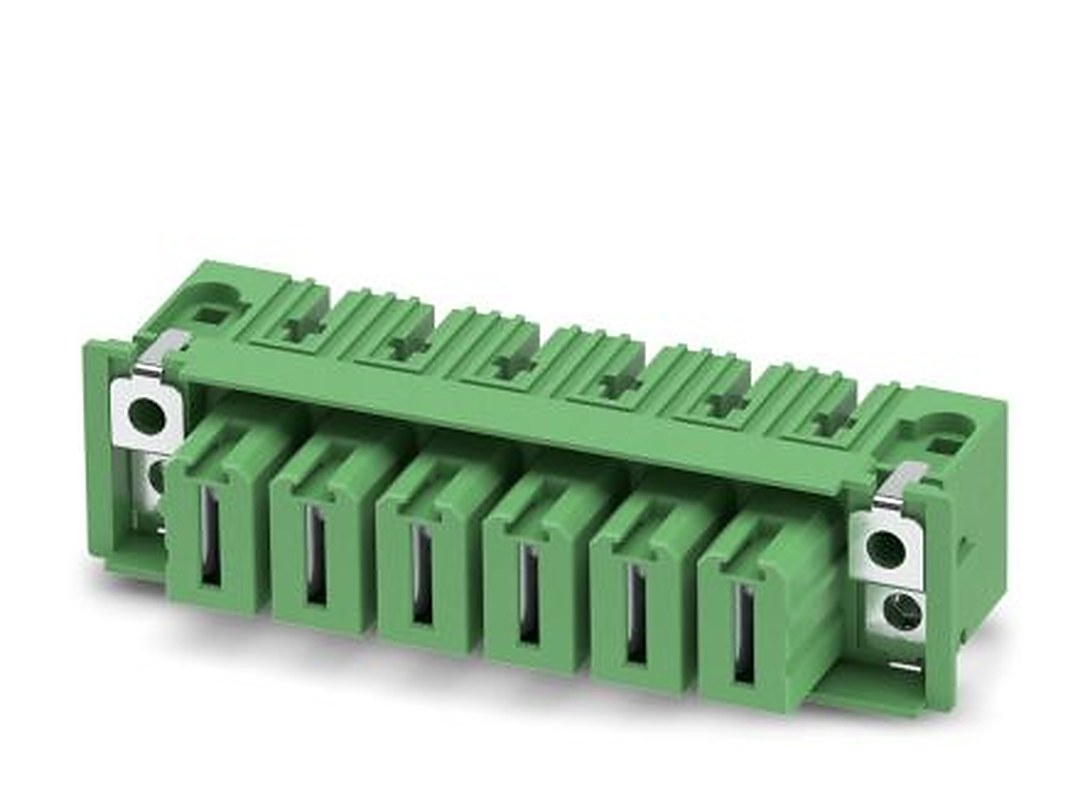 Phoenix Contact DFK-IPC 35 HC/ 6-GF-15.00 Series Pluggable Terminal Block, 6-Contact, 15 mm Pitch, 1 Row, 1785003