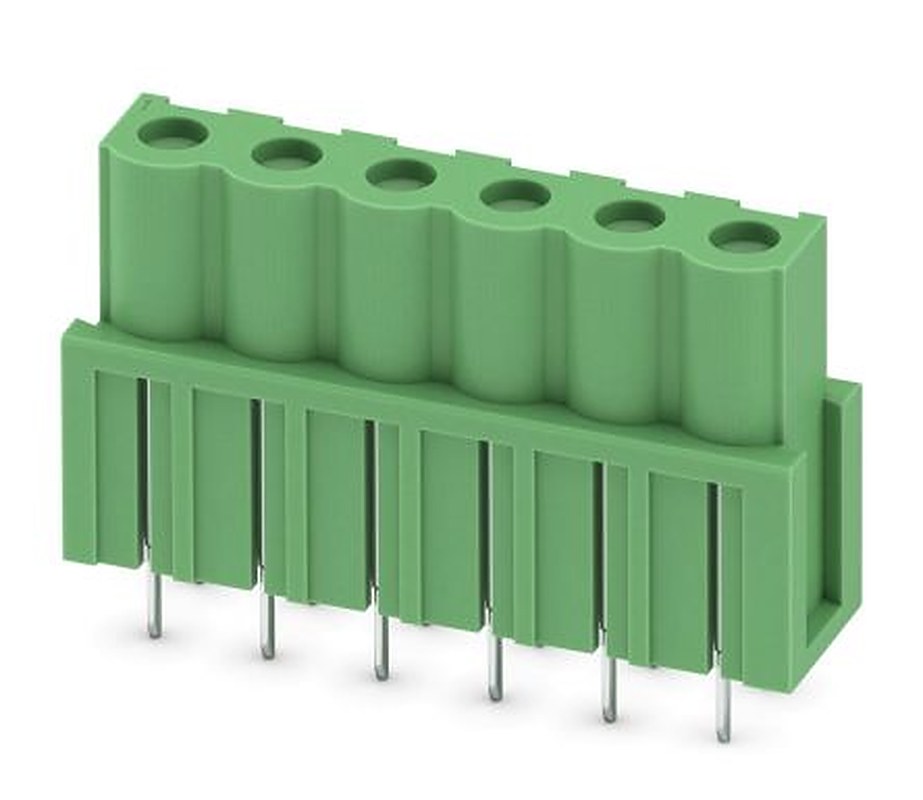 Phoenix Contact COMBICON ICV Series Pluggable Terminal Block, 6-Contact, 5.08 mm Pitch, 1 Row, 1785984