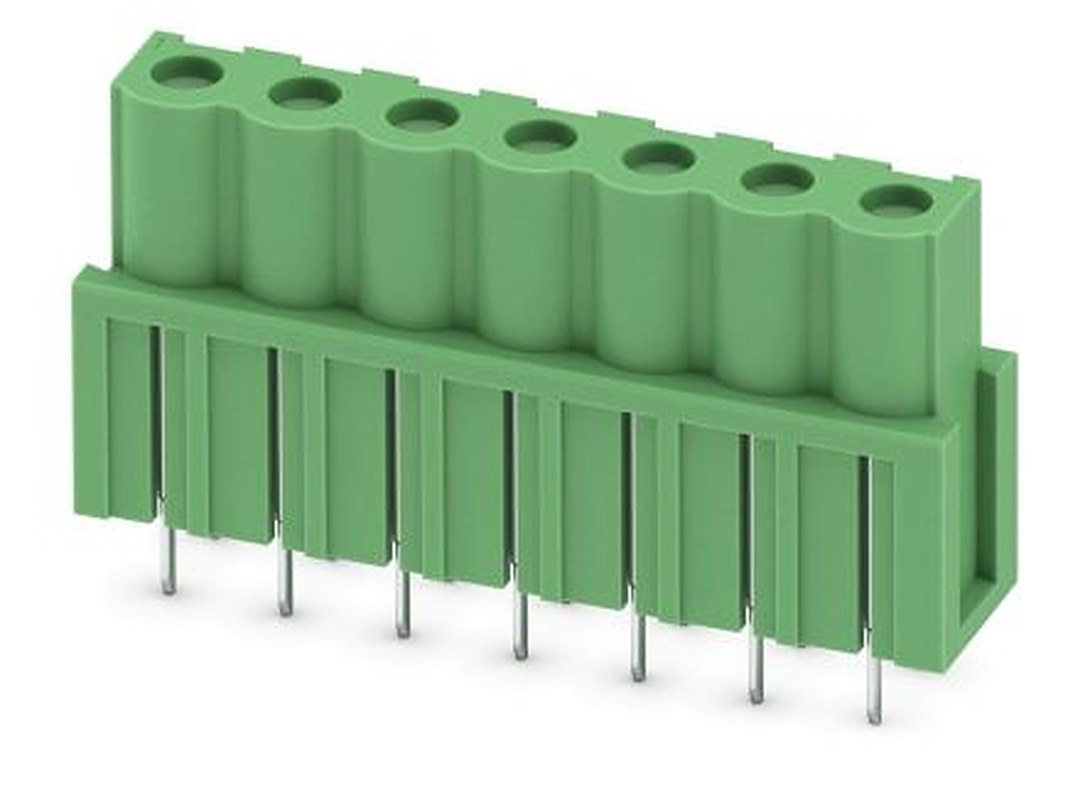 Phoenix Contact ICV 2.5/ 7-G-5.08 Series Pluggable Terminal Block, 7-Contact, 5.08 mm Pitch, 1 Row, 1785997