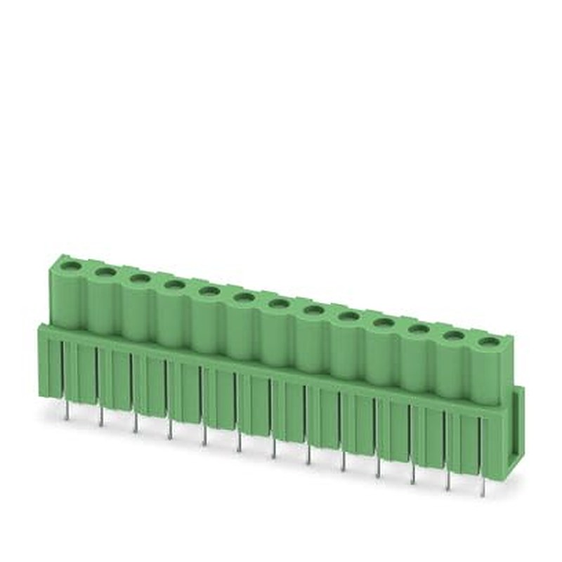 Phoenix Contact ICV Series Wave Soldering Mount PCB Header, 13 Contact(s), 5.08 mm Pitch, 1 Row, Shrouded