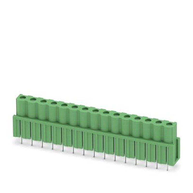 Phoenix Contact ICV Series Wave Soldering Mount PCB Header, 15 Contact(s), 5.08 mm Pitch, 1 Row, Shrouded