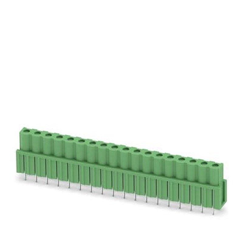 Phoenix Contact ICV Series Wave Soldering Mount PCB Header, 18 Contact(s), 5.08 mm Pitch, 1 Row, Shrouded