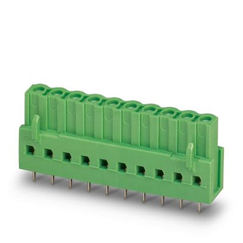 Phoenix Contact ICV 2 Series Straight Wave Soldering Mount PCB Header, 24 Contact(s), 5.08 mm Pitch, 1 Row, Unshrouded