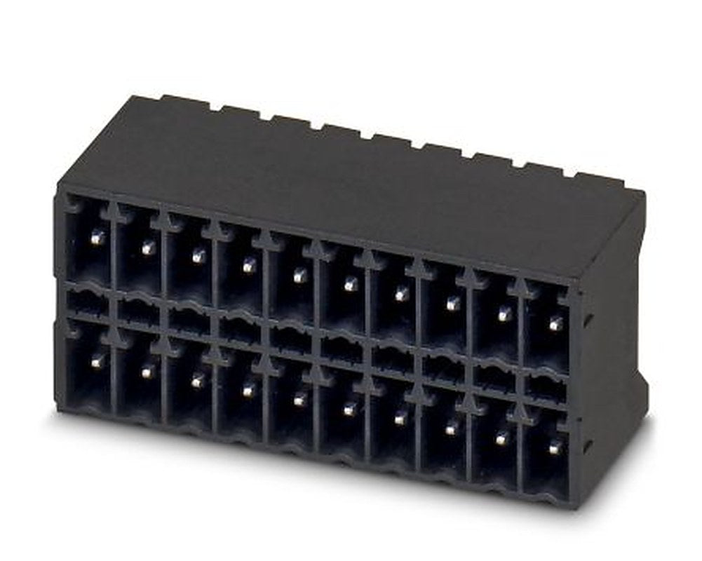 Phoenix Contact MCDN 1.5/8-G1-3.5 P26THR R56 Series Pluggable Terminal Block, 8-Contact, 3.5 mm Pitch, 2 Row, 1786743