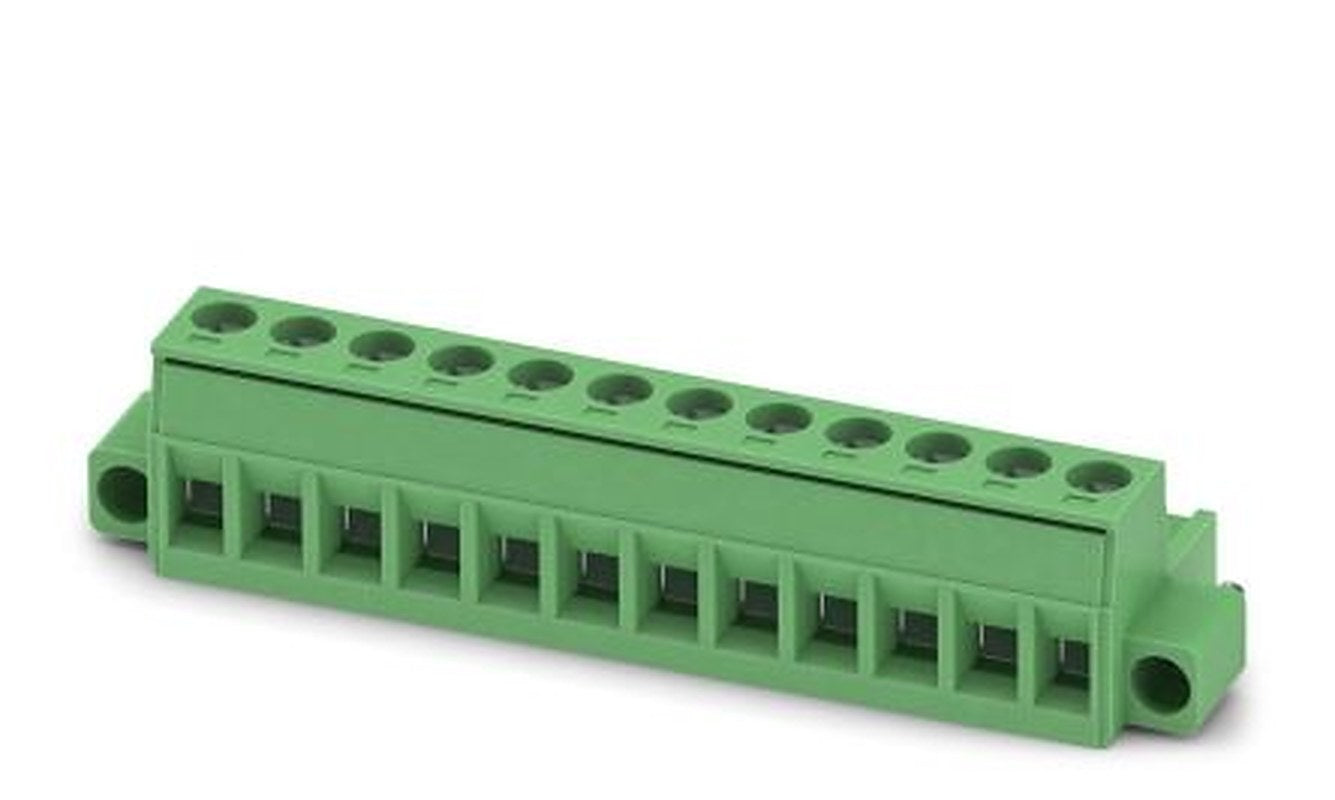 Phoenix Contact MSTB 2.5/12-STF Series Pluggable Terminal Block, 12-Contact, 5 mm Pitch, 1 Row, 1786938