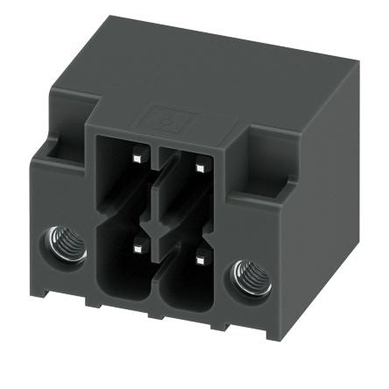 Phoenix Contact DMC 1.5/2-G1F-3.5-LR P20THR Series Pluggable Terminal Block, 2-Contact, 3.5 mm Pitch, 2 Row, 1787014