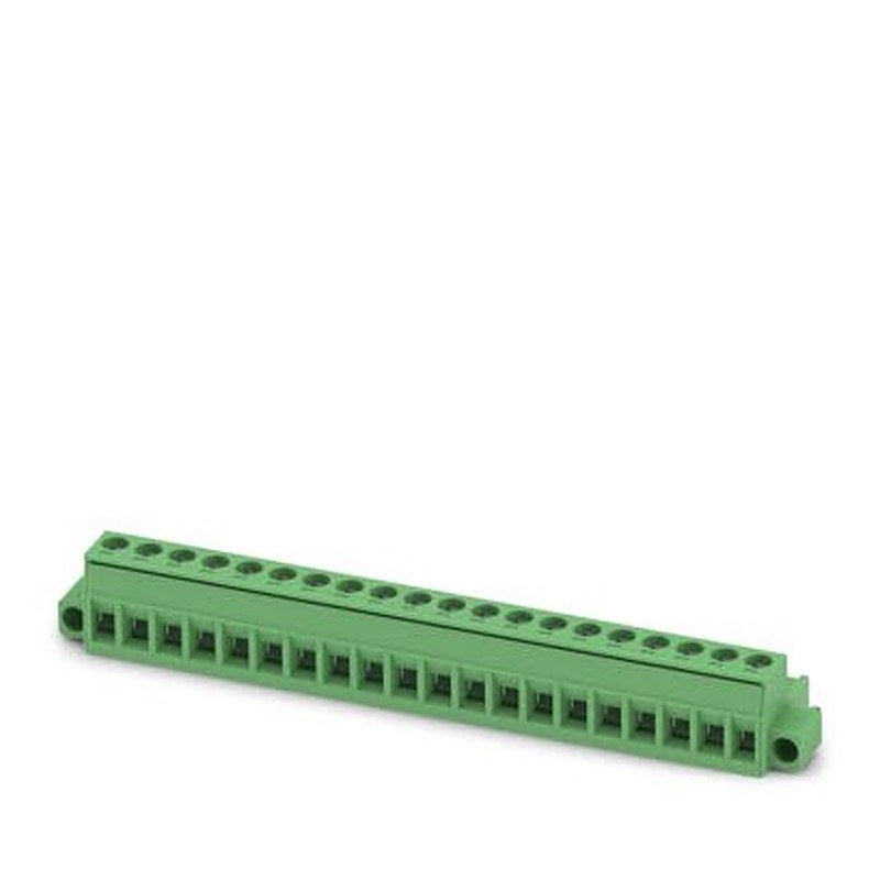 Phoenix Contact MSTB 2 Series PCB Connector, 20-Contact, 5 mm Pitch, Screw, 1 Row Screw