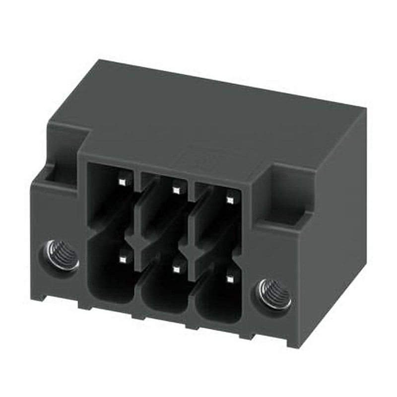 Phoenix Contact Straight Wave Soldering Mount PCB Header, 6 Contact(s), 3.5 mm Pitch, 2 Row, Shrouded
