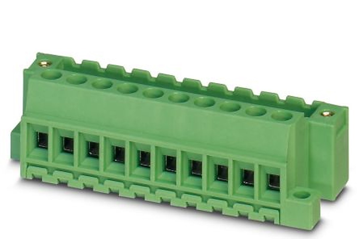 Phoenix Contact MVSTBU 2.5/15-GFB-5.08 Series Straight Surface PCB Socket, 15 Contact(s), 5.08 mm Pitch, 1 Row