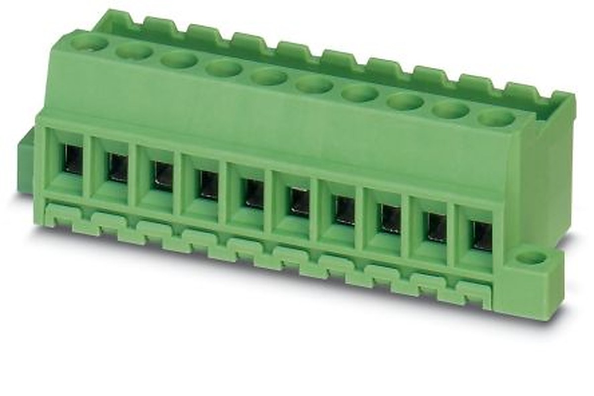 Phoenix Contact MVSTBU 2.5/18-GB-5.08 Series PCB Connector, 18 Contact(s), 5.08 mm Pitch