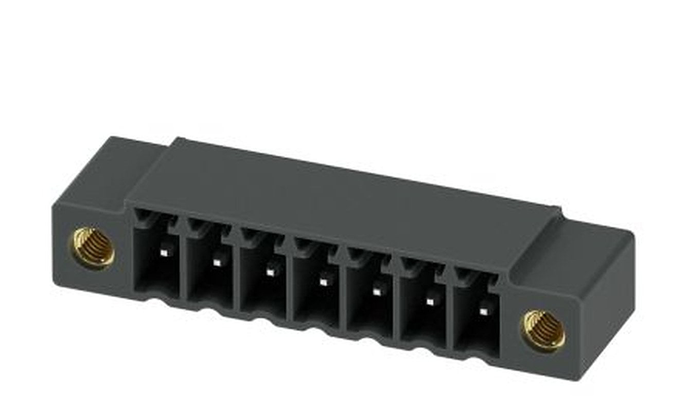 Phoenix Contact MC 1.5/ 7-GF-3.5 P26 THRR56 Series Pluggable Terminal Block, 7-Contact, 3.5 mm Pitch, 1 Row, 1789274