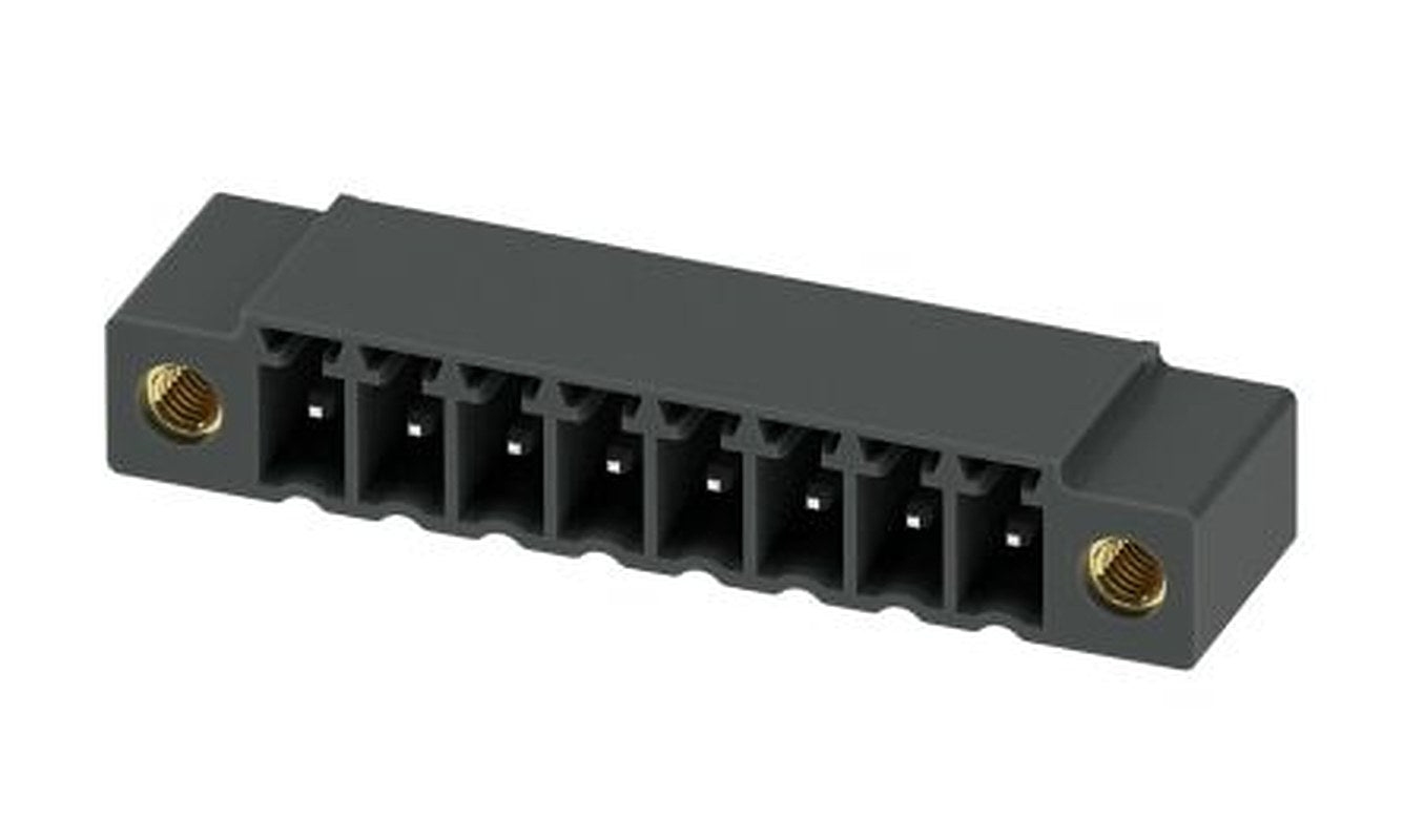 Phoenix Contact MC 1.5/ 8-GF-3.5 P26 THR Series Pluggable Terminal Block, 8-Contact, 3.5 mm Pitch, 1 Row, 1789287