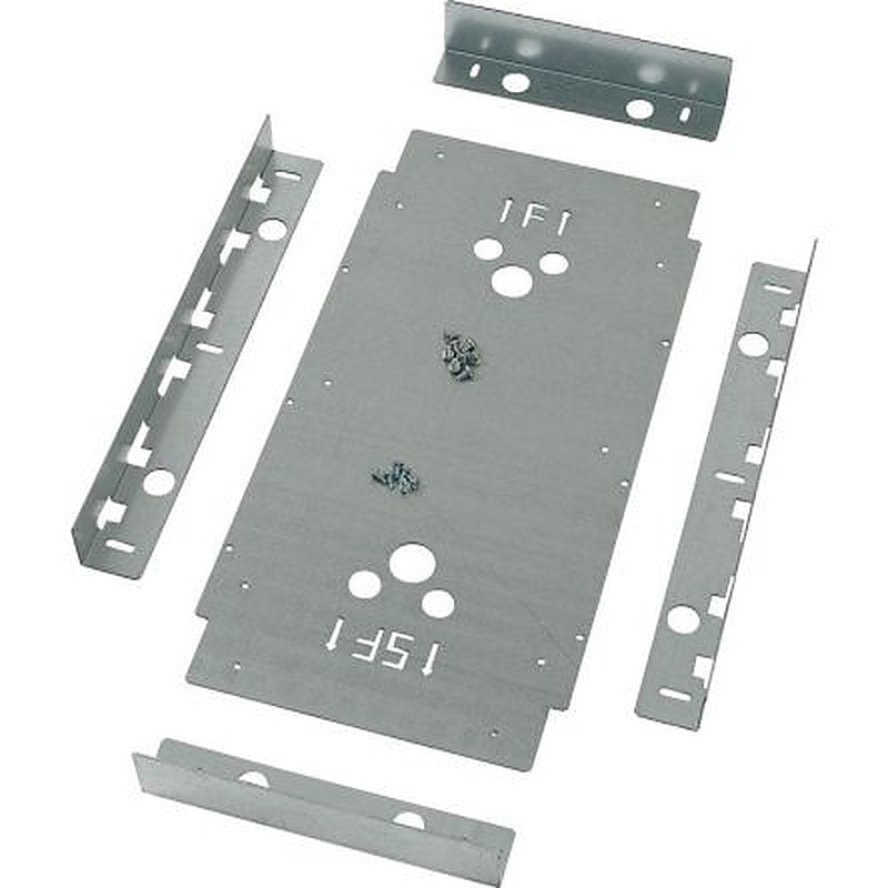 Eaton Dark Grey 3 Gang Reinforcement Faceplate & Mount Plate