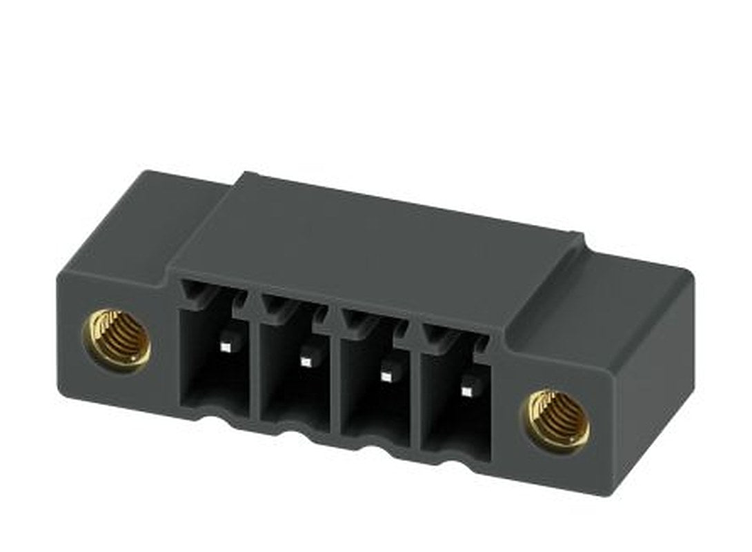 Phoenix Contact COMBICON MC Series Pluggable Terminal Block, 4-Contact, 3.5 mm Pitch, 1 Row, 1789423