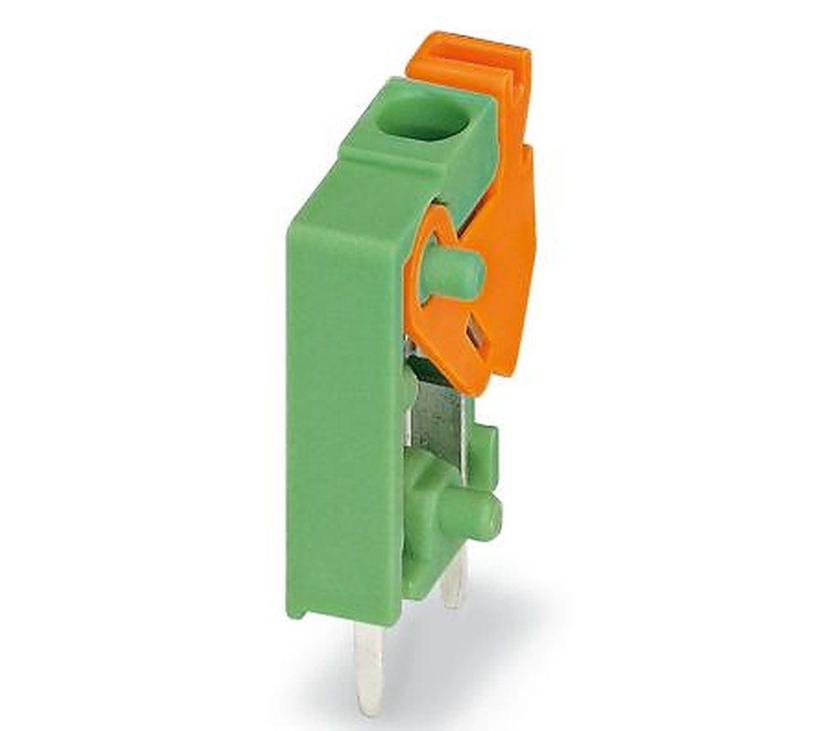 Phoenix Contact FFKDS/V-3.81 Series PCB Terminal Block, 1-Contact, 3.81 mm Pitch, Through Hole, 1 Row