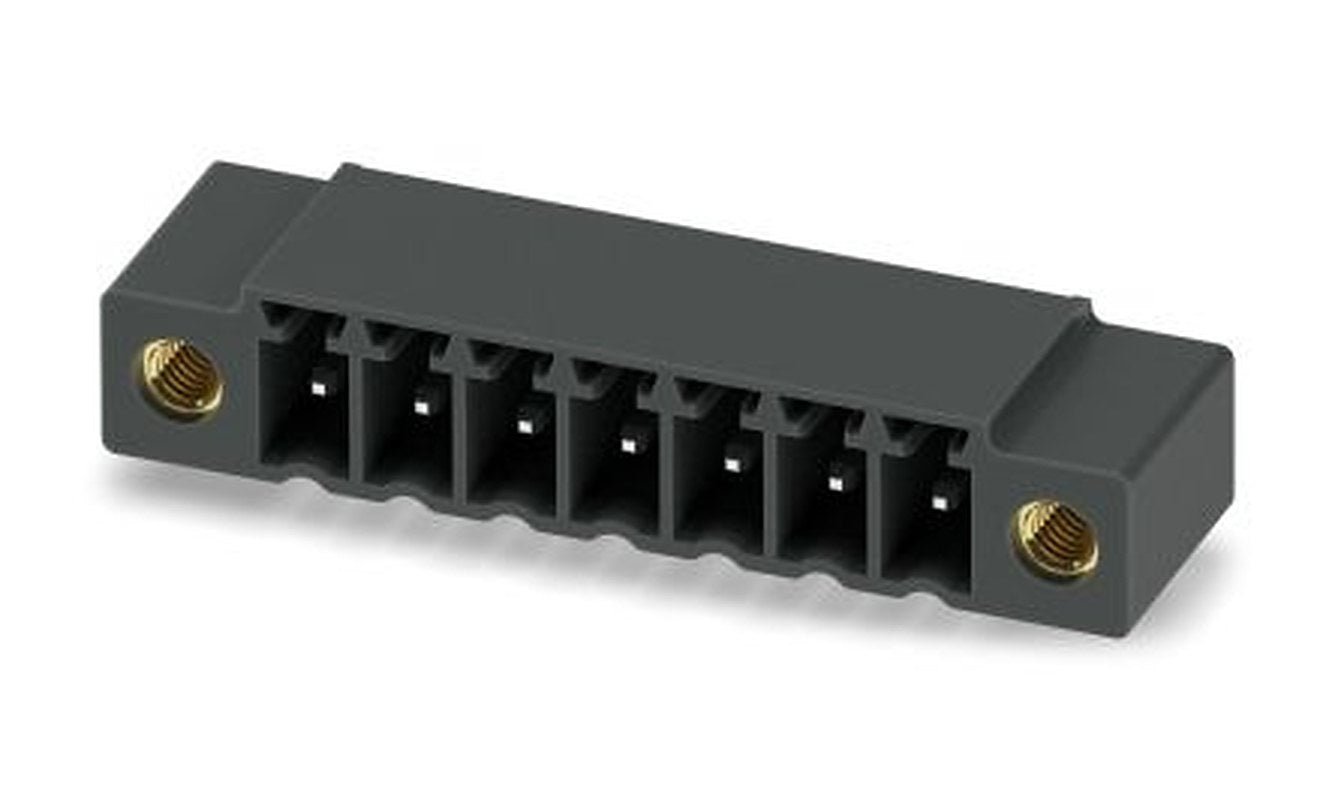 Phoenix Contact MC 1.5/ 7-GF-3.5 P14 THR Series Pluggable Terminal Block, 7-Contact, 3.5 mm Pitch, 1 Row, 1789708