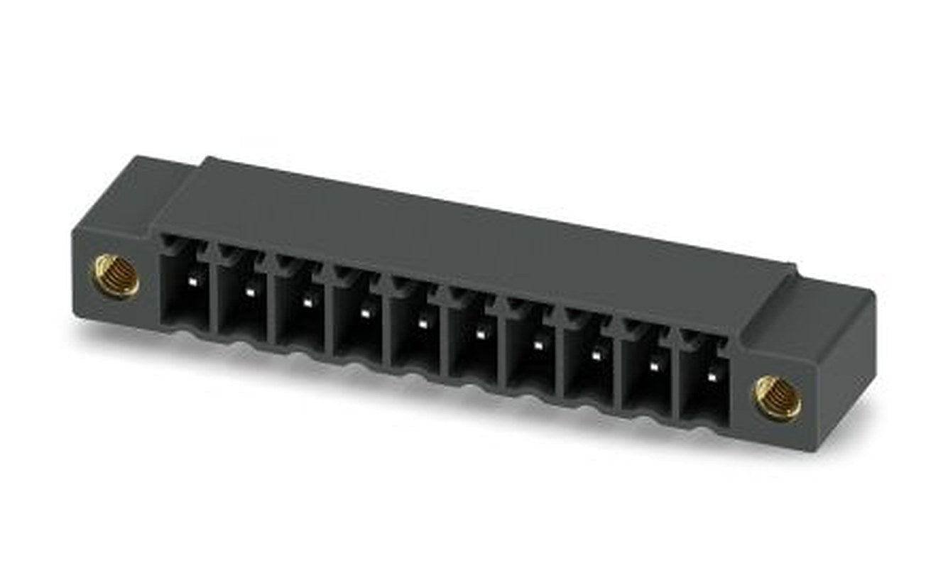 Phoenix Contact MC 1.5/10-GF-3.5 P14 THR Series Pluggable Terminal Block, 10-Contact, 3.5 mm Pitch, 1 Row, 1789766