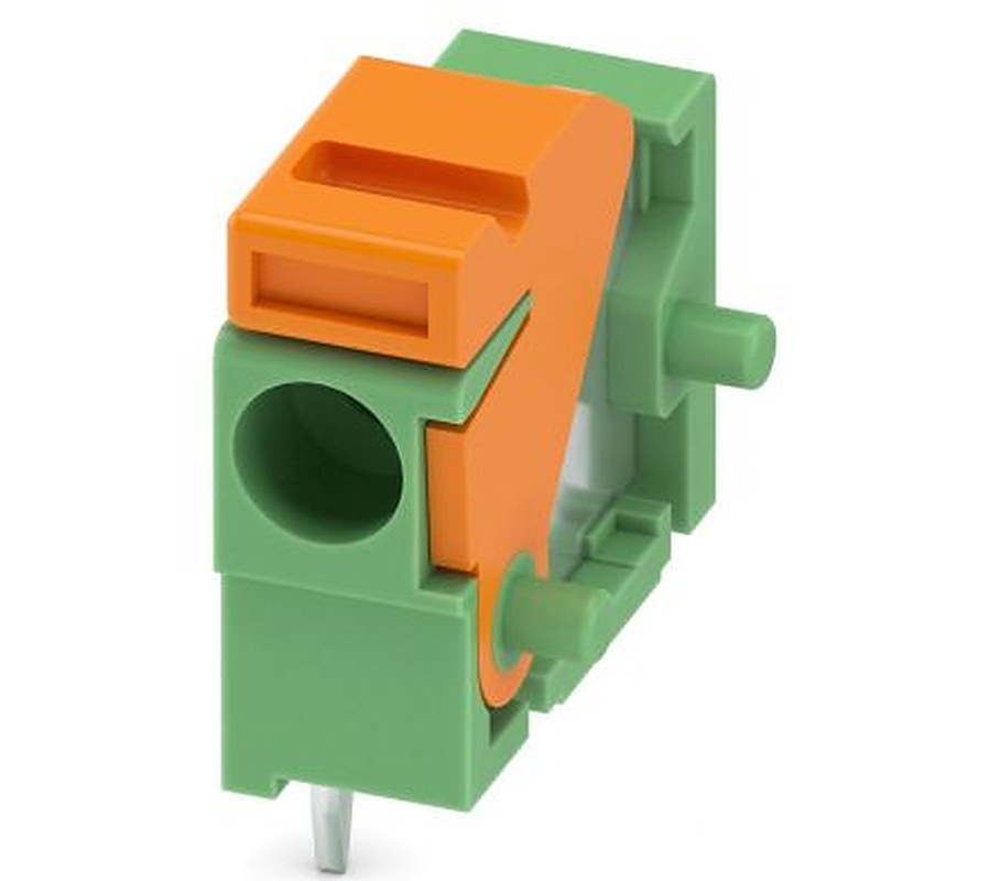 Phoenix Contact FFKDS/H1-5.08 Series Horizontal Through Hole PCB Terminal Block, 1 Contact(s), 5.08 mm Pitch, 1 Row