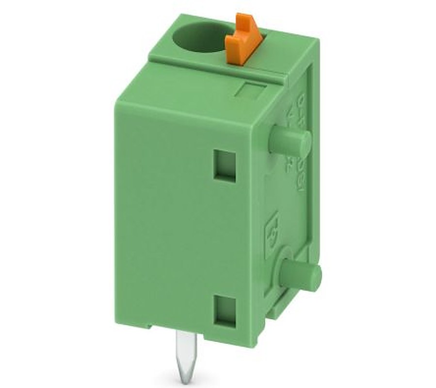 Phoenix Contact FFKDSA/V2-7.62 Series Horizontal PCB Terminal Block, 1 Contact(s), 7.62 mm Pitch, 1 Row