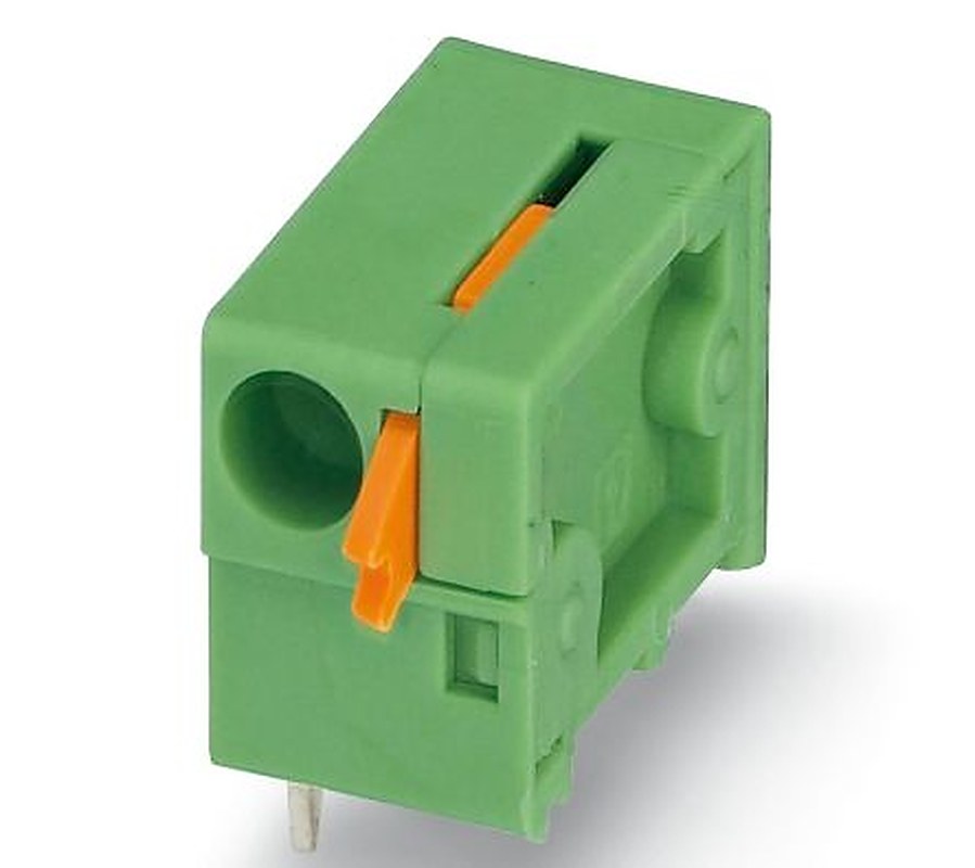 Phoenix Contact FFKDSA1/H2-7.62 Series Horizontal PCB Terminal Block, 1 Contact(s), 7.62 mm Pitch, 1 Row