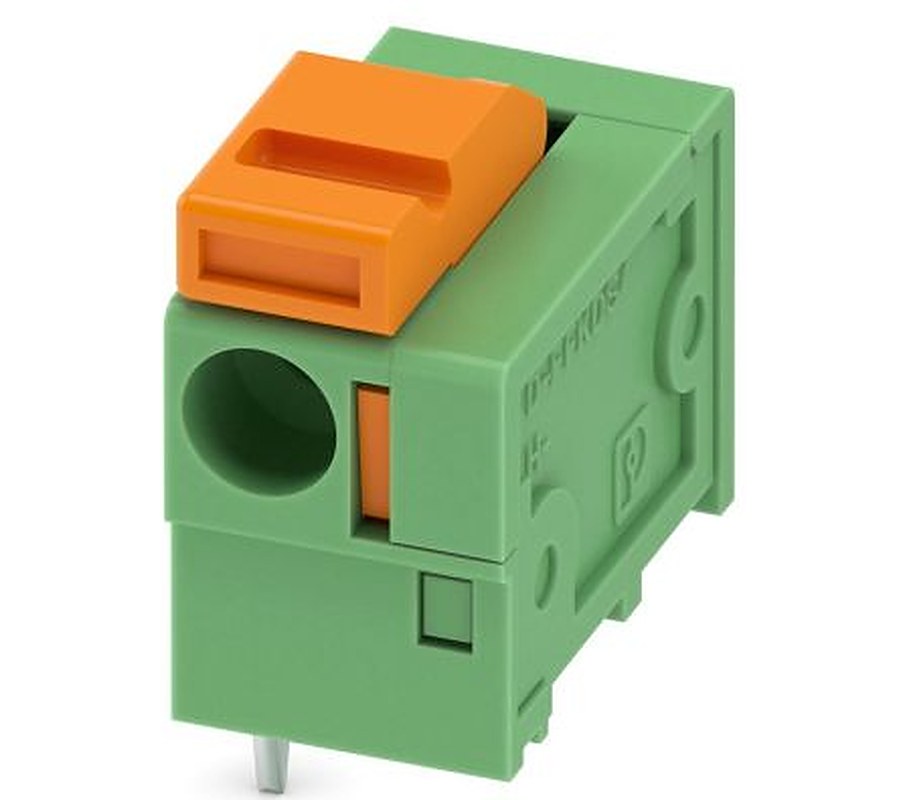 Phoenix Contact FFKDSA1/H1-7.62 Series Straight Through Hole PCB Terminal Block, 1 Contact(s), 7.62 mm Pitch, 1 Row