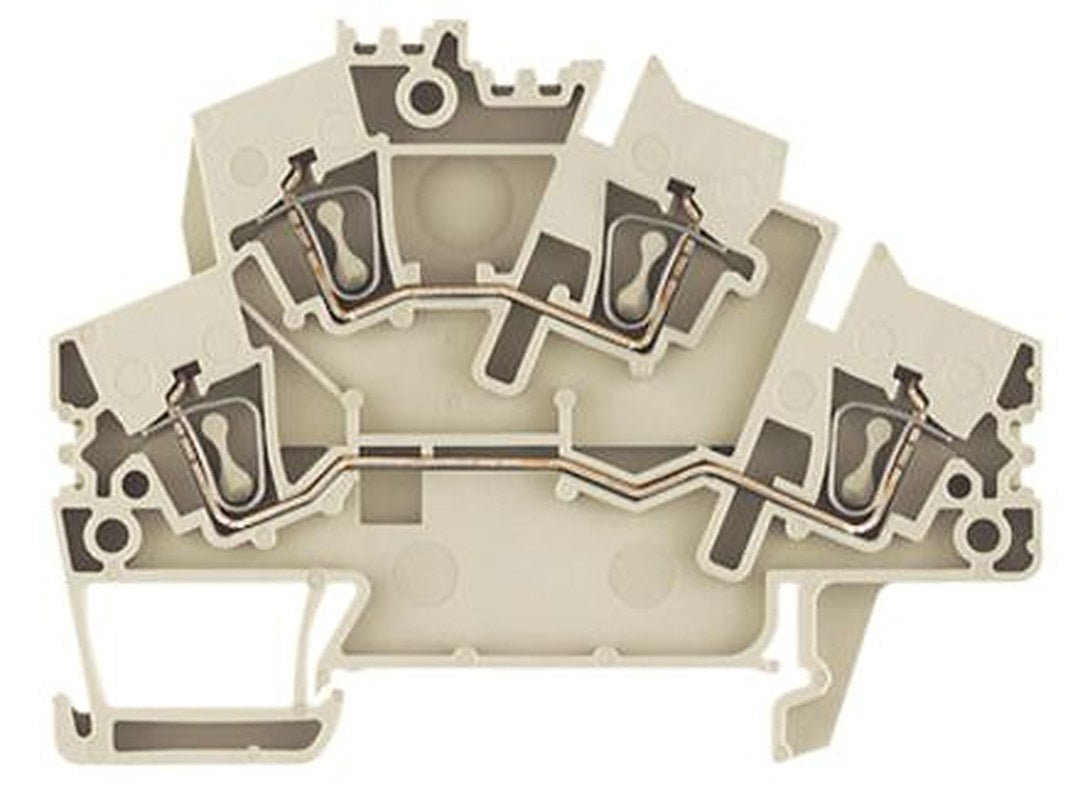 Weidmüller 1790990000 Z Series Feed Through Terminal Block Beige, 2.5mm², 2-Level, Clamp