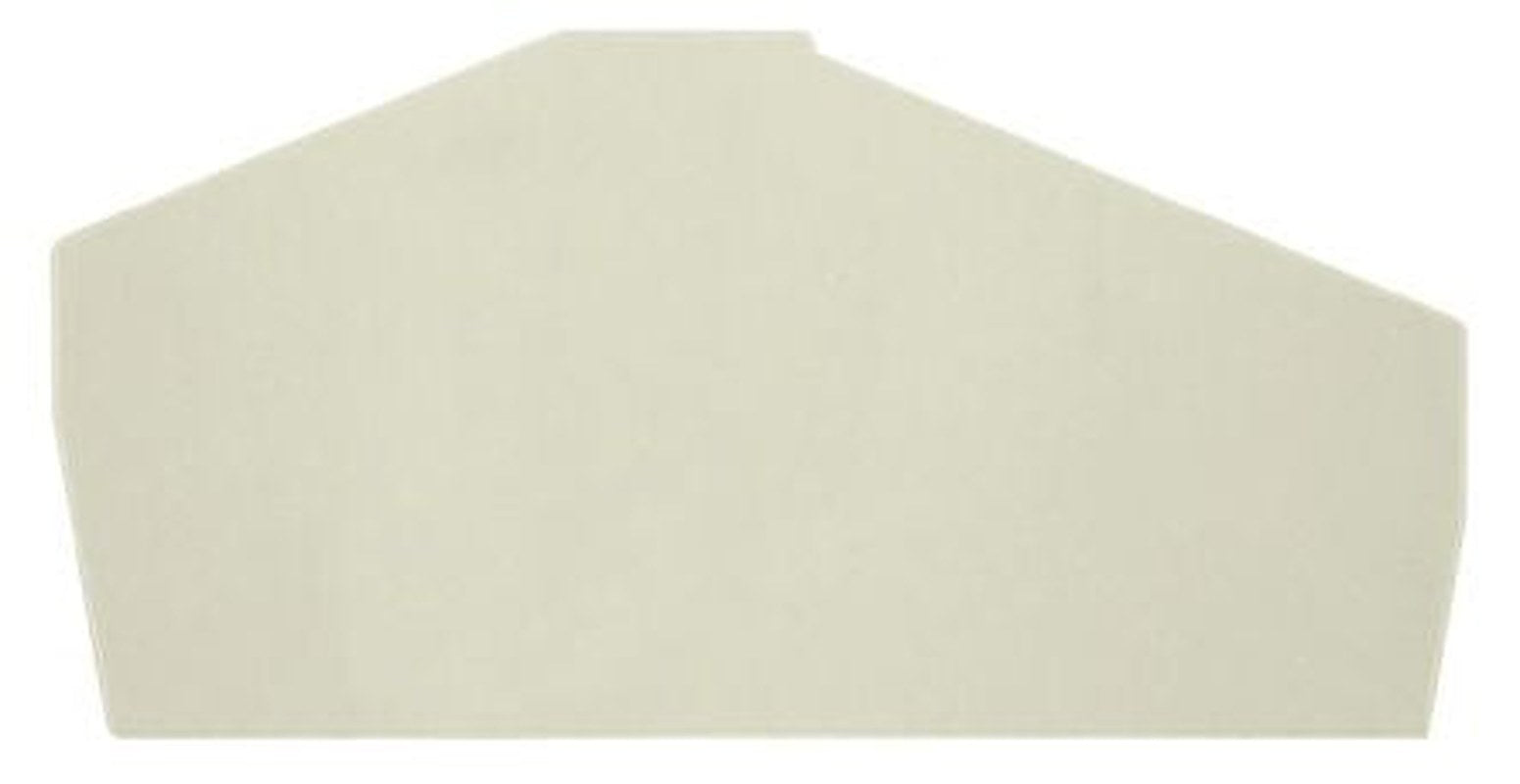 Weidmüller Z Series End Cover for Use with Terminal ZDK 2.5V BL, Terminal ZDK 2.5V, Terminal ZDK 2.5-2 PE, Terminal ZDK