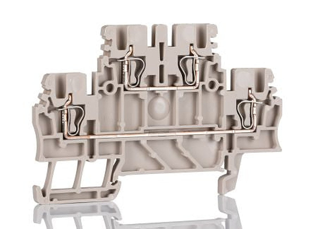 Weidmüller 1791100000 Z Series Feed Through Terminal Block Beige, 1.5mm², 2-Level, Clamp