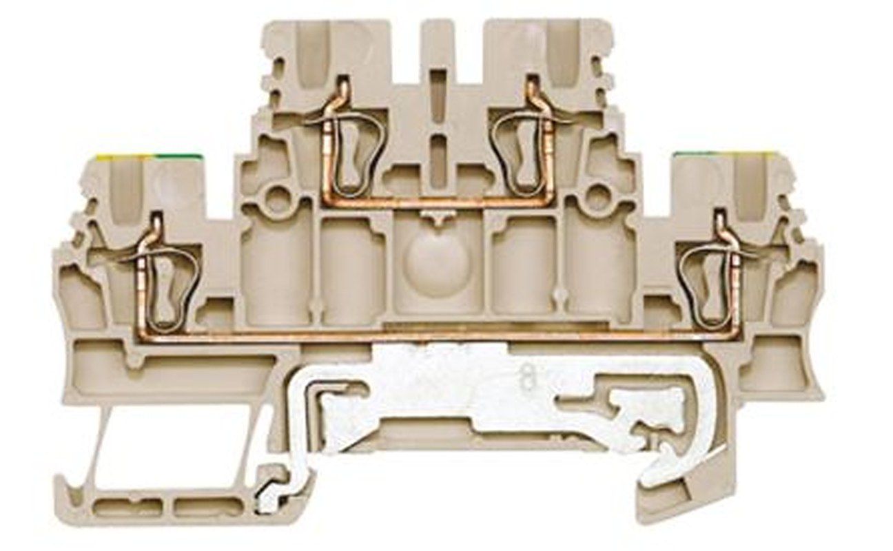 Weidmüller 1791120000 Z Series Feed Through Terminal Block Beige, 1.5mm², 2-Level, Clamp