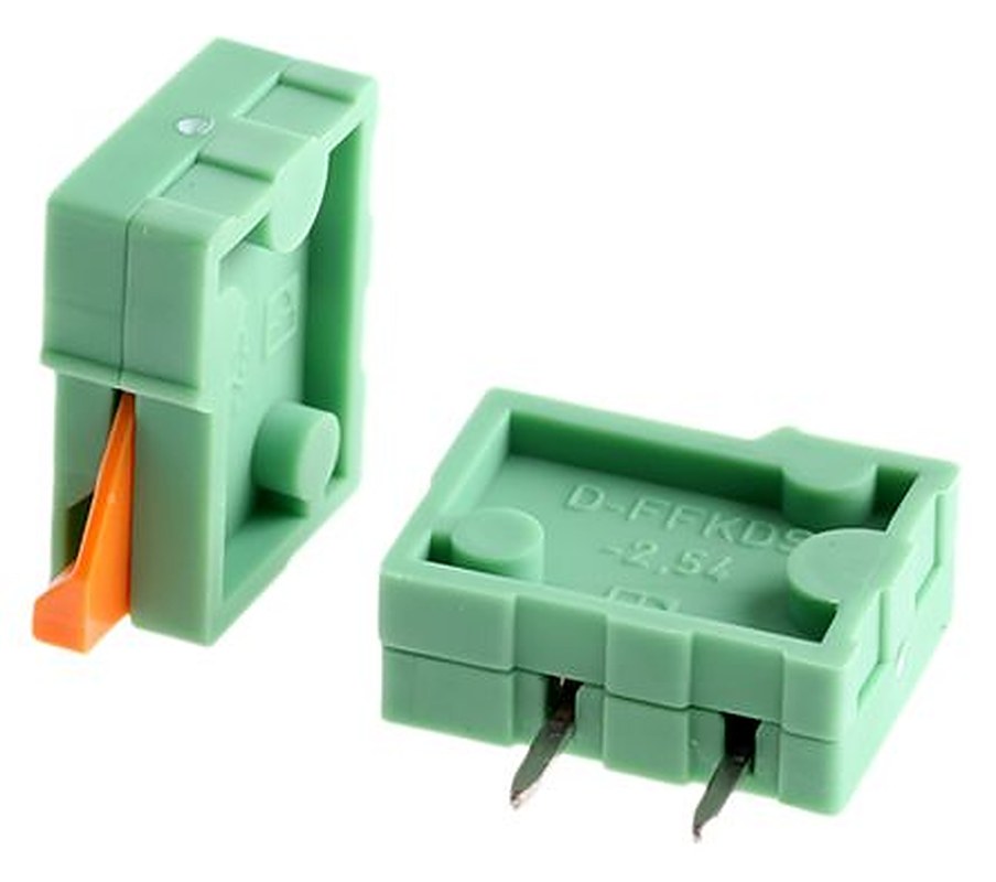 Phoenix Contact FFKDSA1/H-5.08 Series Straight PCB Terminal Block, 5.08 mm Pitch, 1 Row