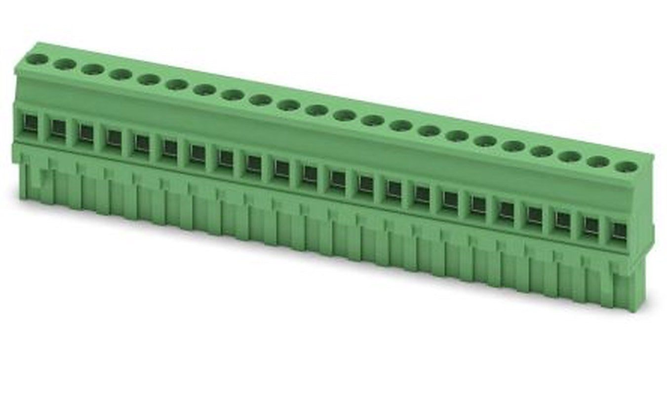 Phoenix Contact MVSTBR 2.5/22-ST Series PCB Terminal Block, 22-Contact, 5 mm Pitch, 1 Row, 1792210