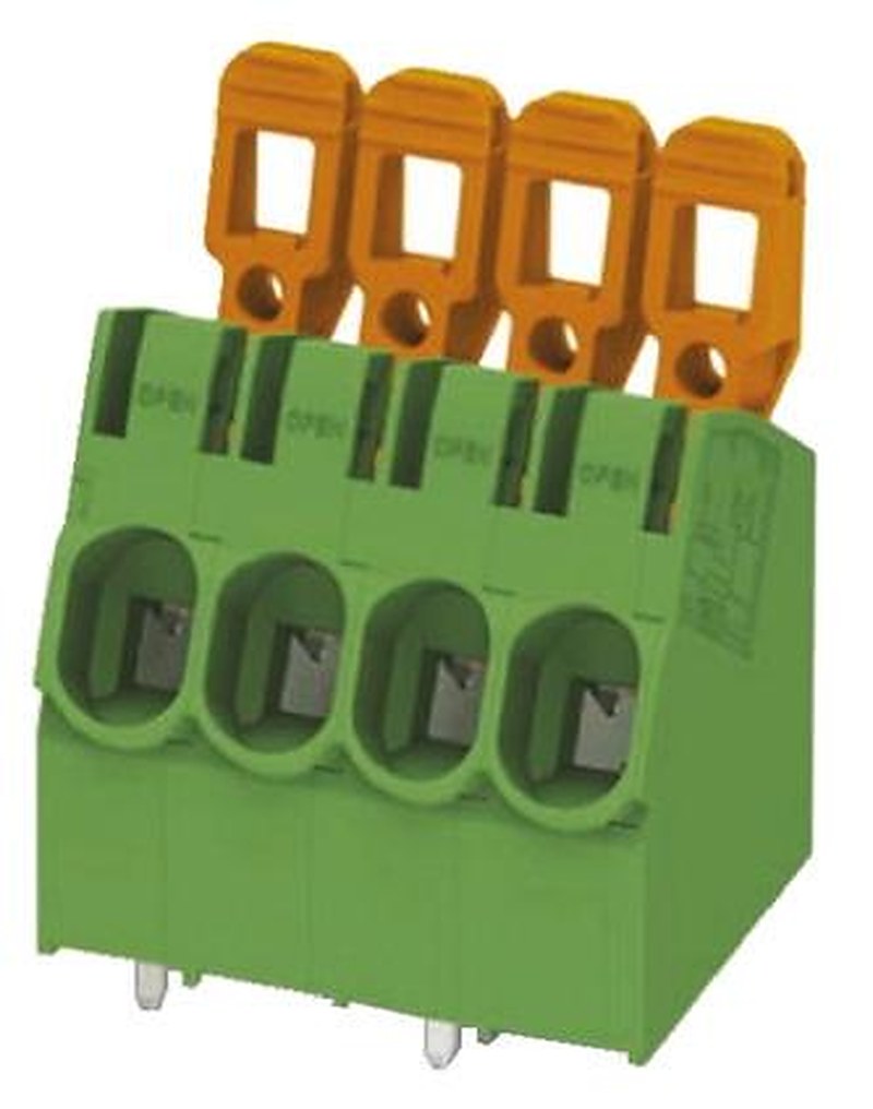 Phoenix Contact PCB Terminal Block, 6-Contact, 7.5 mm Pitch, Through Hole, 1 Row