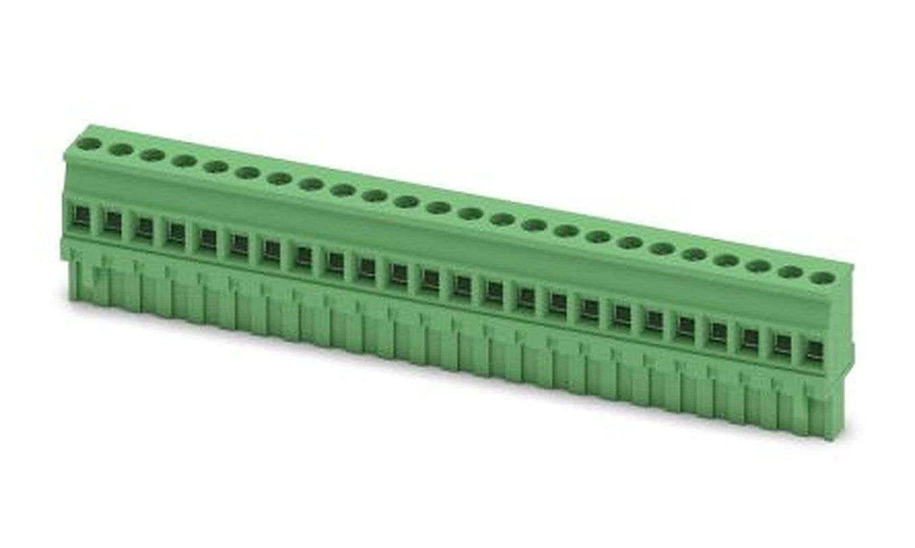 Phoenix Contact MVSTBR 2.5/24-ST-5.08 Series Pluggable Terminal Block, 24-Contact, 5.08 mm Pitch, 1 Row, 1792469
