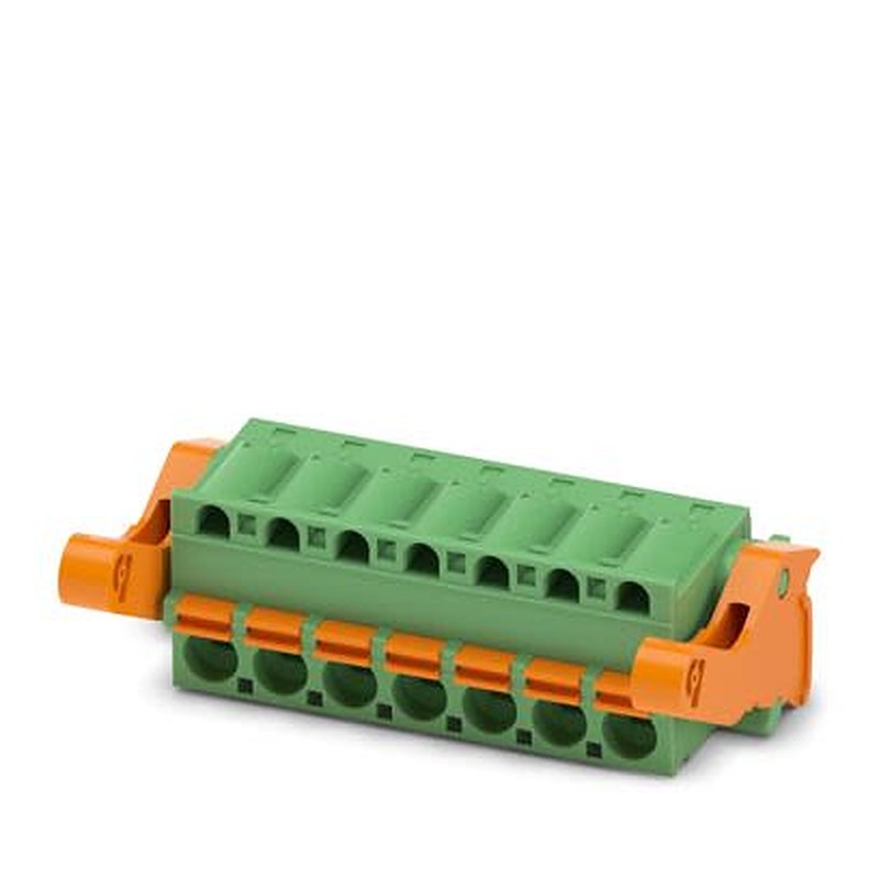 Phoenix Contact FKC 2 Series PCB Connector, 7-Contact, 5.08 mm Pitch, Locking Jack, 1 Row Push-in Spring