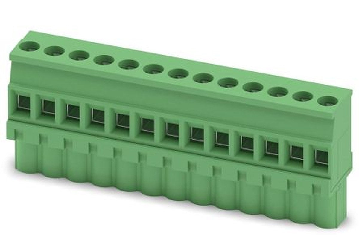 Phoenix Contact MVSTBW 2.5/13-ST Series PCB Terminal Block, 13-Contact, 5 mm Pitch, 1 Row, 1792634