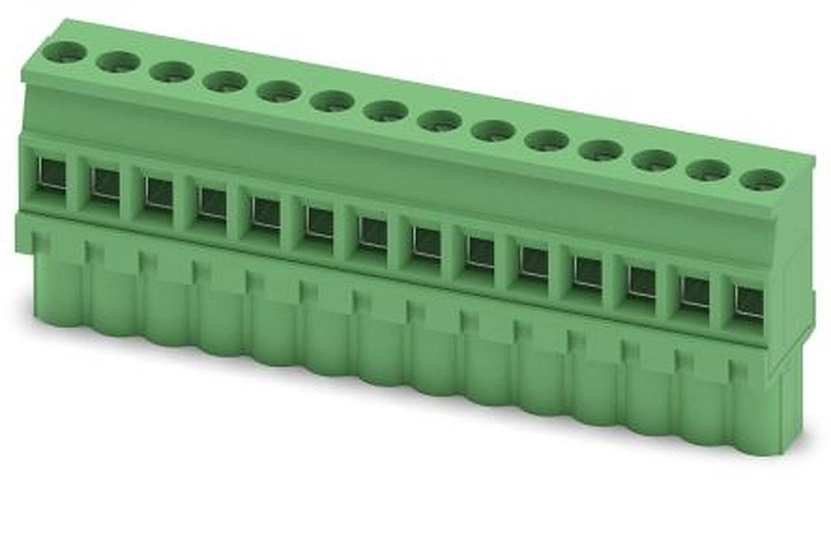 Phoenix Contact MVSTBW 2.5/14-ST Series PCB Terminal Block, 14-Contact, 5 mm Pitch, 1 Row, 1792647