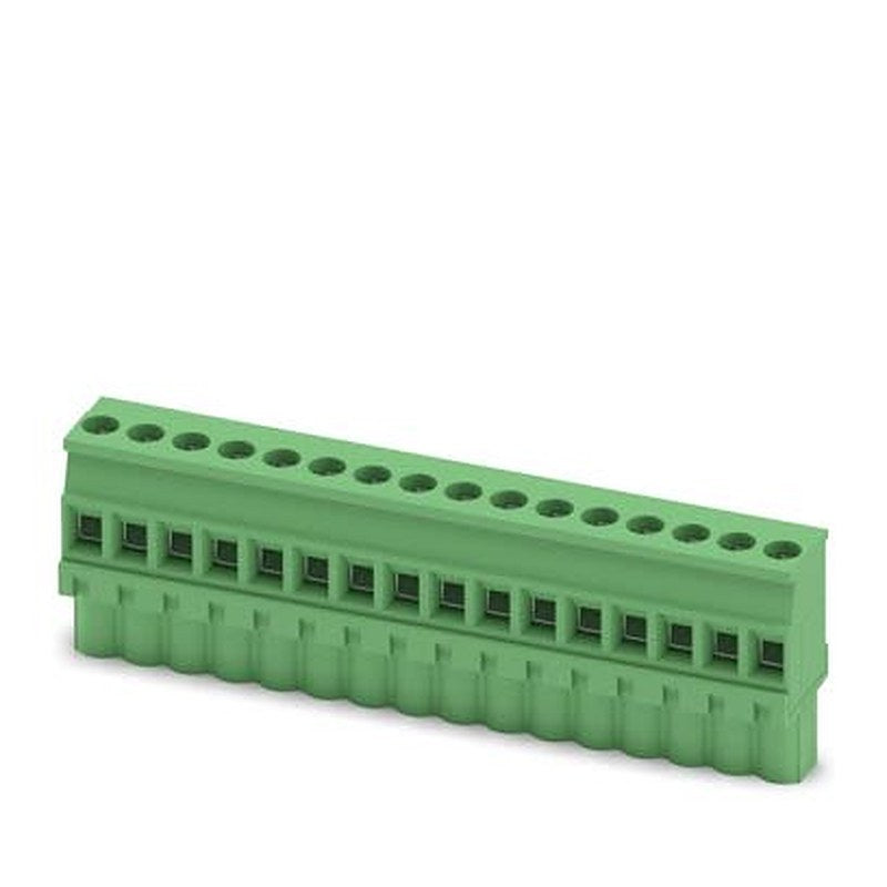 Phoenix Contact MVSTBW Series 90° PCB Connector, 16-Contact, 1 Row, 5 mm Pitch Screw
